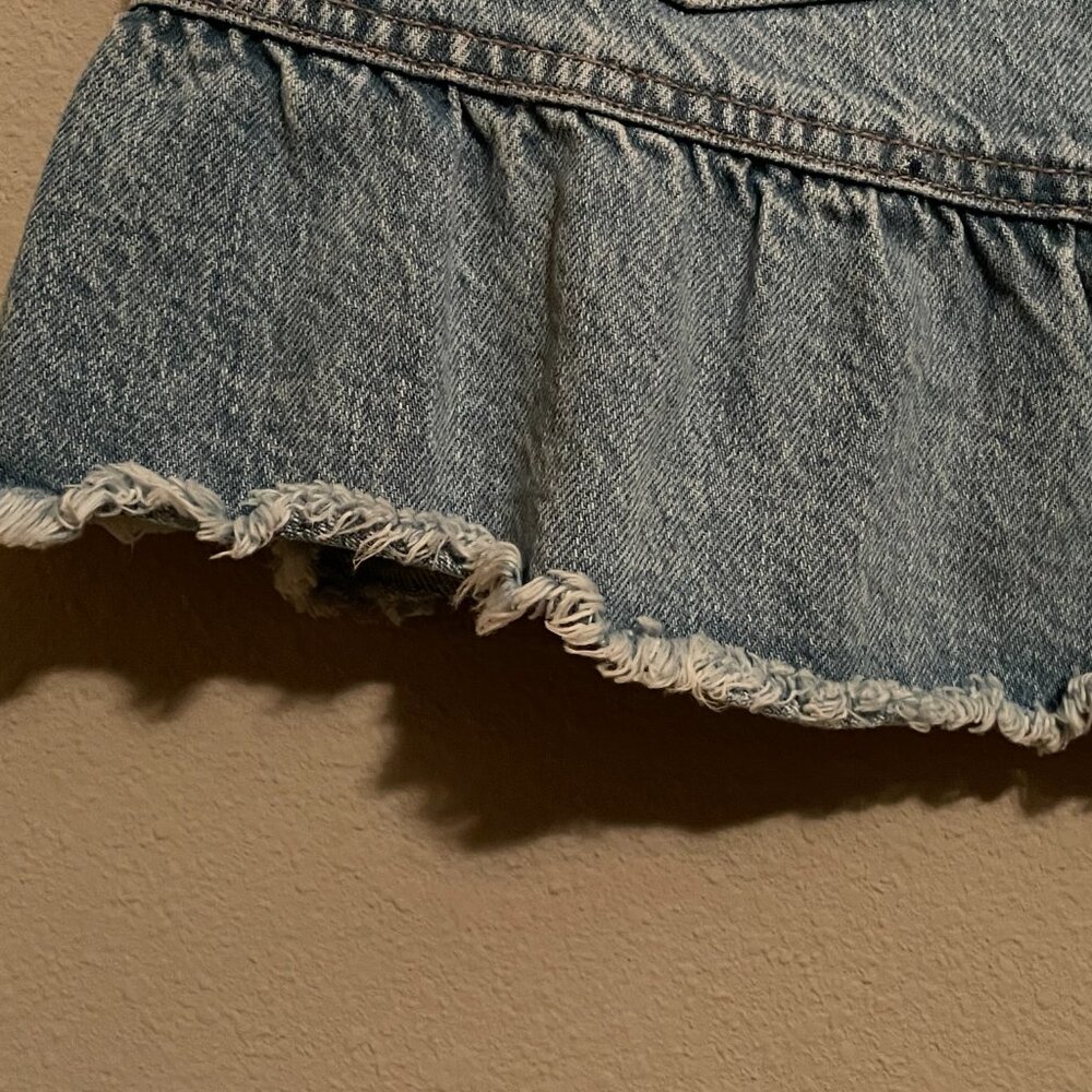 American Eagle, Size 2, 80s Style Jean Mini Skirt - Picture 4 of 10
